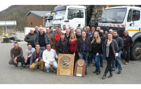 Le bouclier en visite chez l'entreprise Gabarre