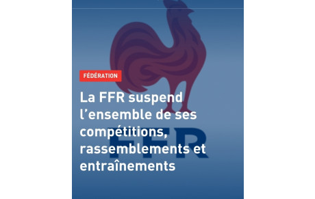 Fédérale 2: compétition suspendue.